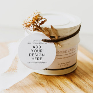 2x2" Round Favor Tags Printing