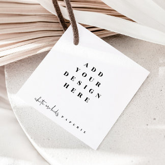 2x2" Square Tags Printing