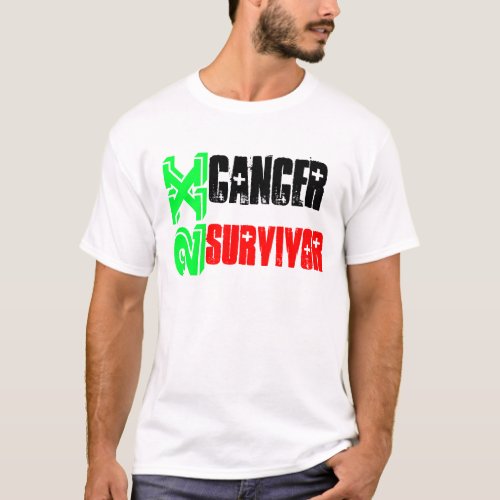2X Cancer Survivor _ Customizable T T_Shirt