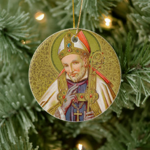 2x St. Alphonsus Liguori (SNV 02) (Round) Ceramic Ornament
