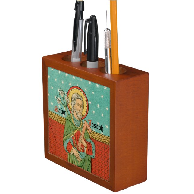 2x Upper Torso of St. Joseph (Detail; VVP 09) Desk Organizer (In Situ)