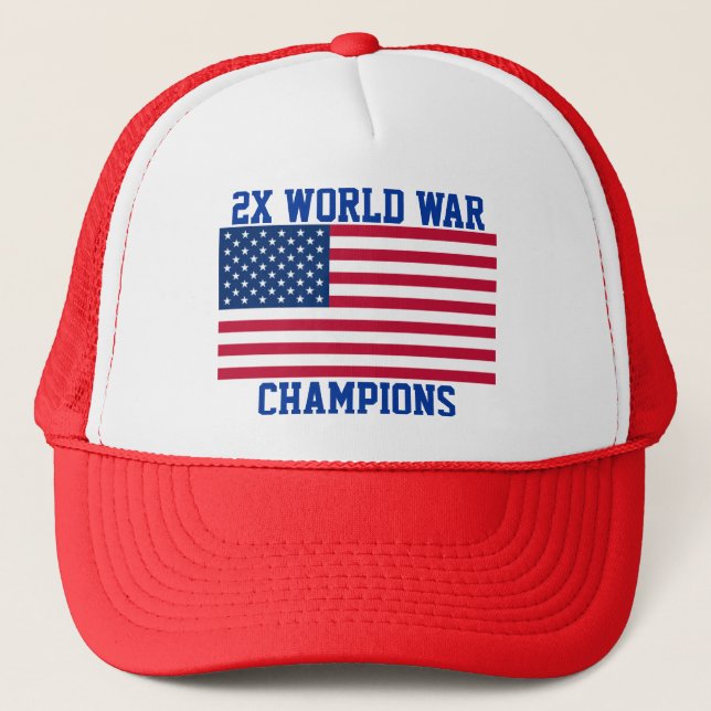 2x World War Champions hat (Front)