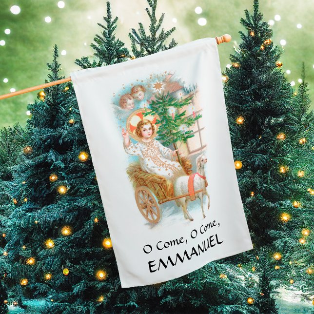 2xO Come, O Come, Emmanuel Advent House Flag (Creator Uploaded)