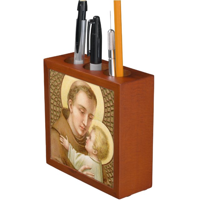 2xSt. Anthony of Padua & the Christ Child (JM 05) Desk Organizer (In Situ)