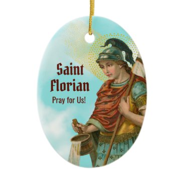 2xSt. Florian with Bucket (Clear Skies; M 019) Ceramic Ornament 2xSt. Florian with Bucket (Clear Skies; M 019) Ceramic Ornament