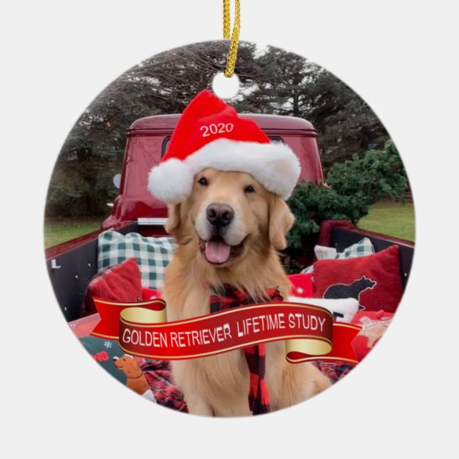 3000strong 2020 Ceramic Round Ornament (Front)