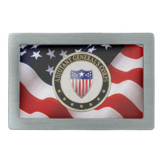[300] Adjutant General's Corps Branch Insignia [3D Rectangular Belt Buckle