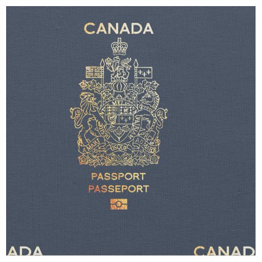 [300] Canadian Passport Cover Fabric