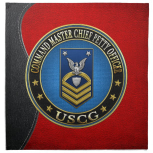 [300] CG: Command Master Chief Petty Officer (CMC) Cloth Napkin