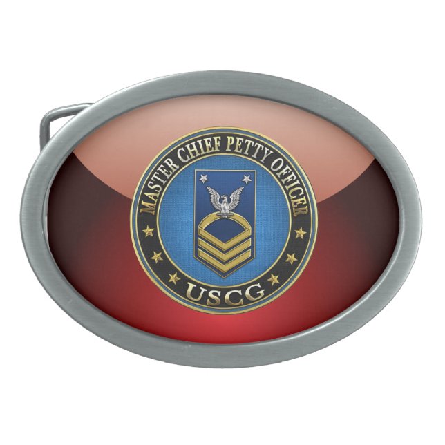[300] CG: Master Chief Petty Officer (MCPO) Belt Buckle (Front)