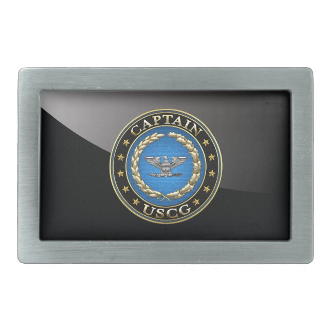 [300] Coast Guard: Captain (CAPT) Belt Buckle (Front)