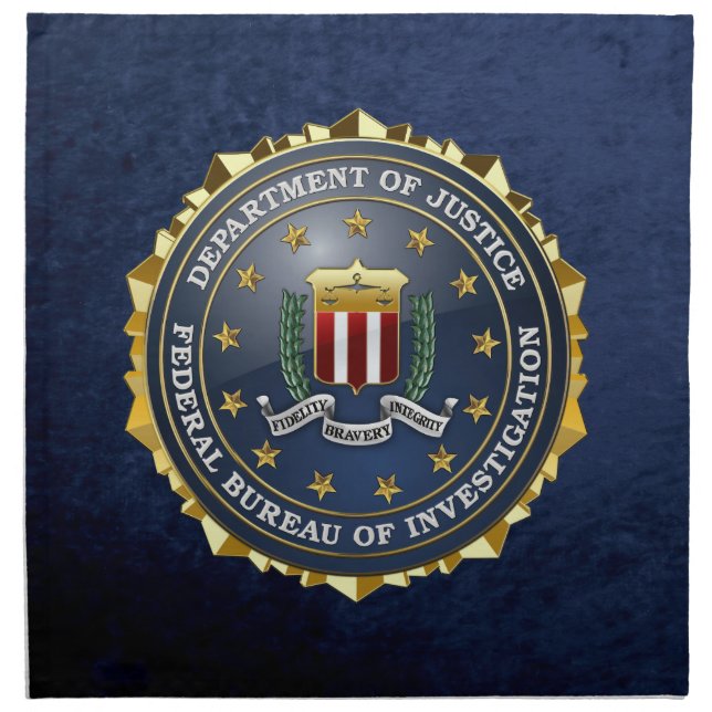 [300] FBI Special Edition Napkin (Front)