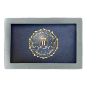 [300] FBI Special Edition Rectangular Belt Buckle