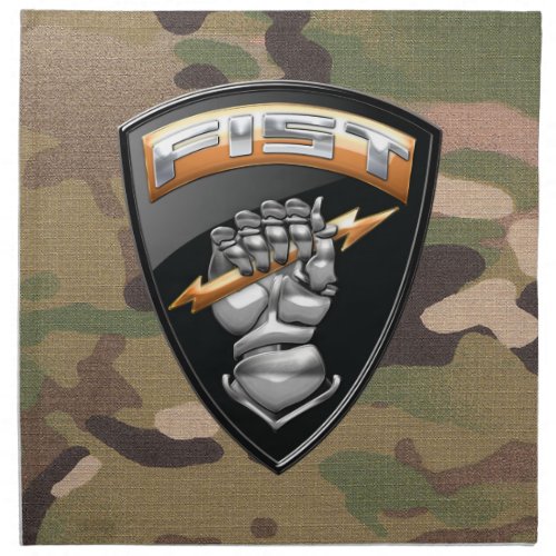 300 Forward Observer FIST Emblem Napkin