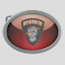 [300] Forward Observer (FIST) [Patch] Oval Belt Buckle