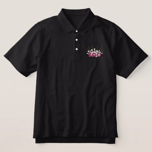 300 Game Embroidered Polo Shirt (Design Front)