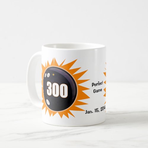 300 Game Orange  Black Coffee Mug