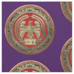 [300] Gold Roman Imperial Eagle Fabric