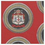 [300] Knights Templar Coat of Arms Fabric