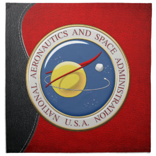 [300] NASA Emblem [3D] Napkin