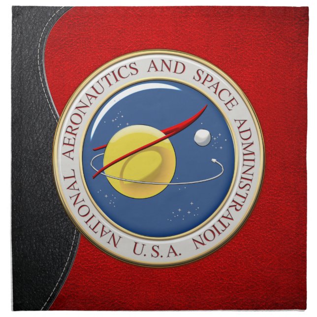 [300] NASA Emblem [3D] Napkin (Front)