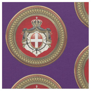 [300] Order of Malta - SMOM Coat of Arms Fabric
