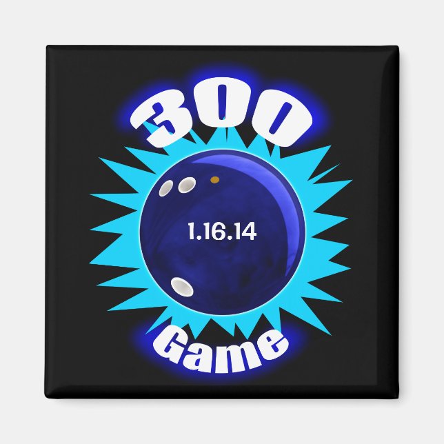 300 Perfect Game Blues Magnet (Front)