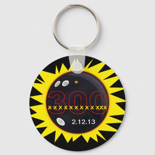 300 Perfect Game Keychain
