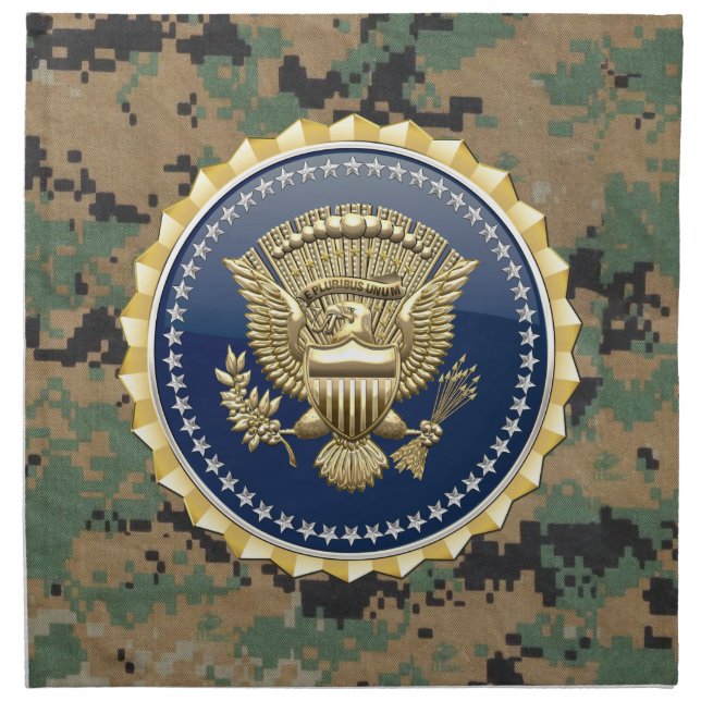 [300] Presidential Service Badge [PSB] Napkin (Front)