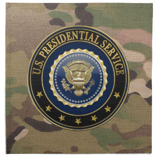[300] Presidential Service Badge [PSB] Special Ed Cloth Napkin