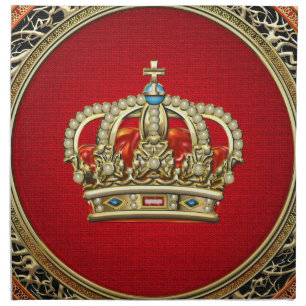 [300] Prince-Princess King-Queen Crown [Belg.Gold] Napkin