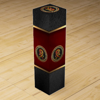 [300] Red and Yellow Dragons Wine Box