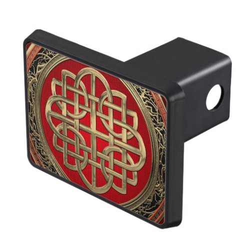 300 Sacred Celtic Gold Knot Cross Hitch Cover