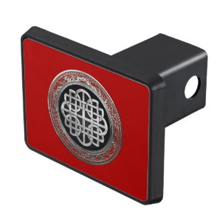 [300] Sacred Celtic Silver Knot Cross Hitch Cover