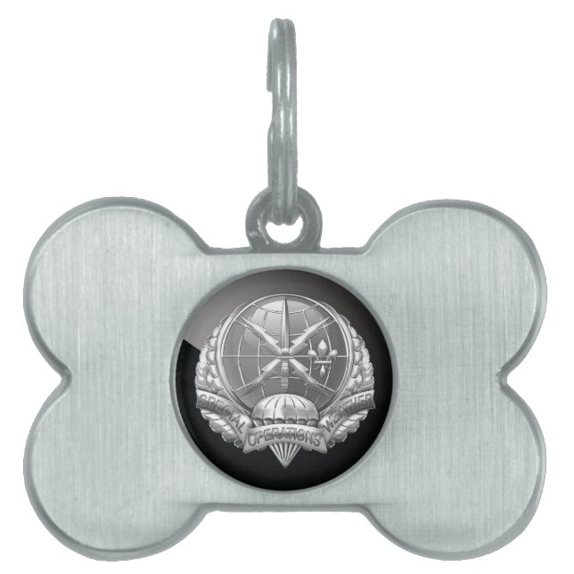 [300] SOWT Badge [Crest] Pet ID Tag (Front)