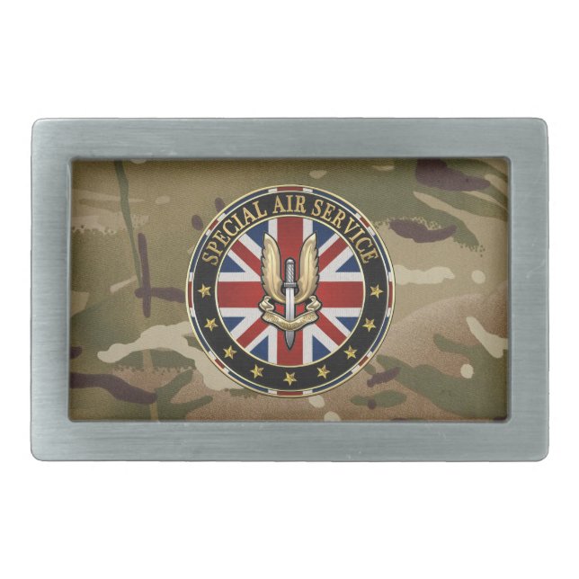 [300] Special Air Service (SAS) Badge [3D] Belt Buckle (Front)