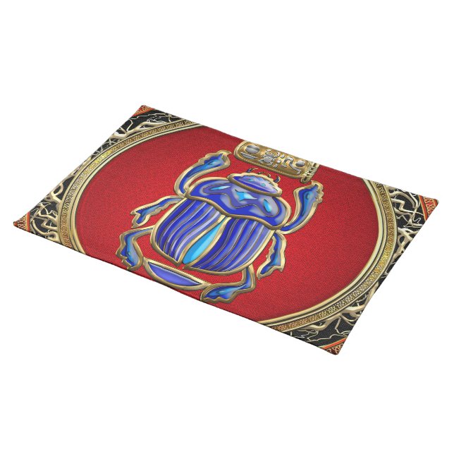 [300] Treasure Trove: Ancient Egyptian Scarab Placemat (On Table)