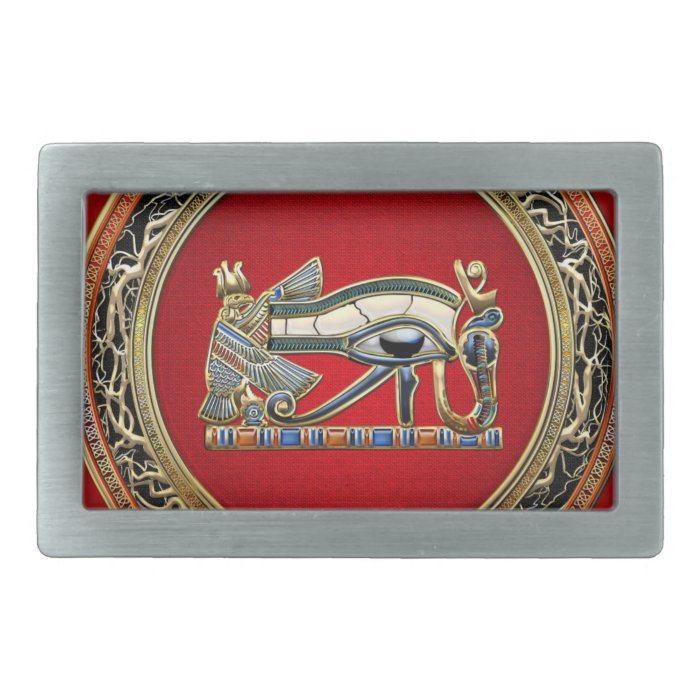 [300] Treasure Trove The Eye of Horus Rectangular Belt Buckle