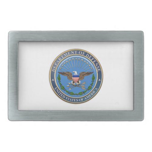 300 US Department of Defense DOD Emblem 3D Belt Buckle