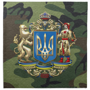 [300] Ukraine: Proposed Greater Coat of Arms Napkin