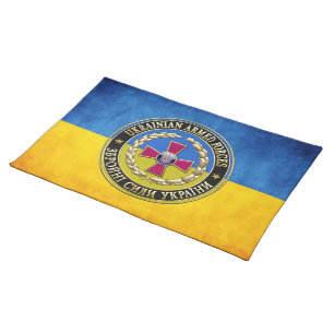[300] Ukrainian Armed Forces [Special Edition] Cloth Placemat