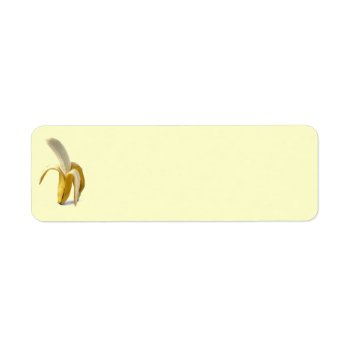 300 Yellow Banana Fruit Healthy Foods Realism Label by CreativeColours at Zazzle