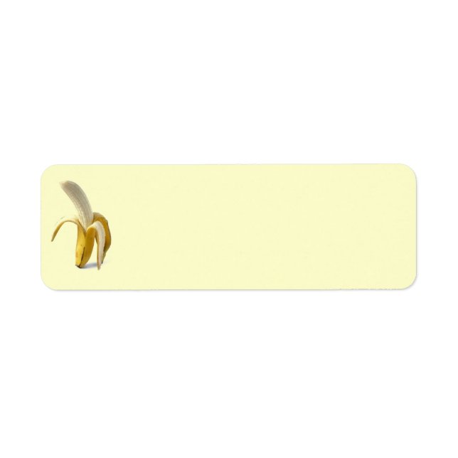 300 YELLOW BANANA FRUIT HEALTHY FOODS REALISM LABEL (Front)