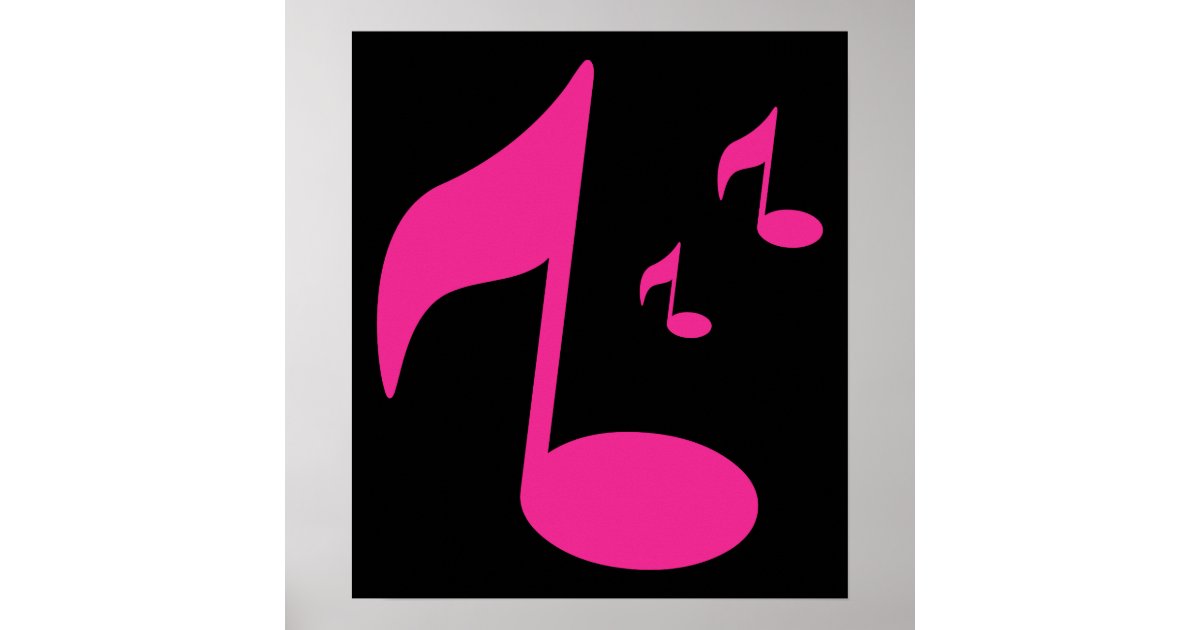 pink music notes backgrounds