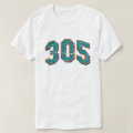 305 (Area Code) T-shirt | Zazzle