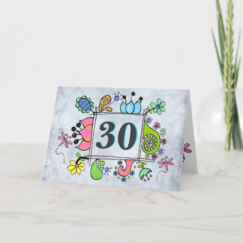 30 30th Birthday Anniversary Custom Printed