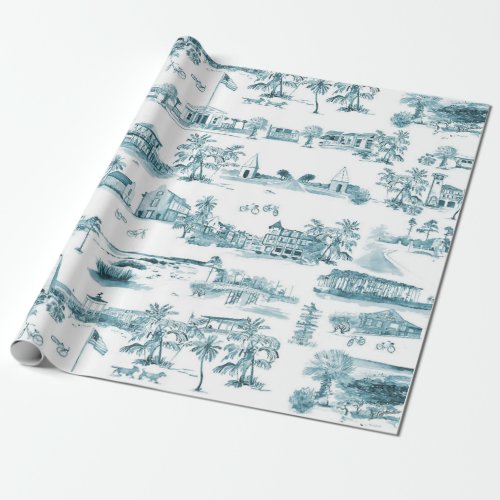 30_A Toile wrapping paper