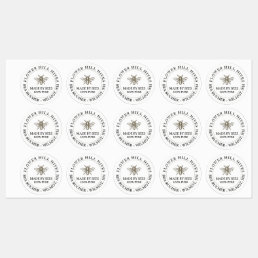 30 Adhesive Waterproof Apiary Product Labels 1.5&quot;