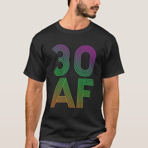 30 Af 30Th T_Shirt