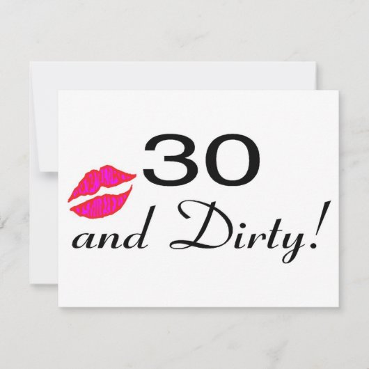 30 And Dirty Lips (Front)